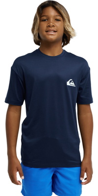 2026 Quiksilver Junior Everyday Surf Tee Short Sleeve Rash Vest EQBWR03258 - Dark Navy