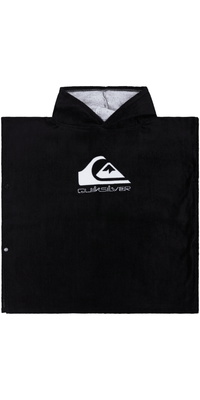 2026 Quiksilver Junior Hoody Poncho Handdoek AQKAA03005 - Black