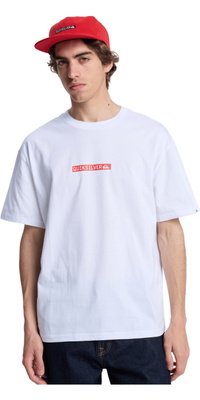 2026 Quiksilver Heren DNA Clicker T-shirt Met Korte Mouwen EQYZT08207 - White