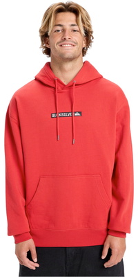 2026 Quiksilver Mens Dna Hoodie EQYFT05121 - Salsa