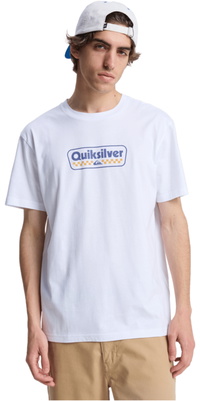 2026 Quiksilver Heren EV Starting Grid T-shirt Met Korte Mouwen EQYZT08288 - White