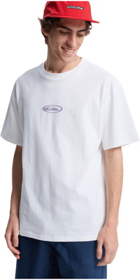 2026 Quiksilver Heren Bloemen-surfshirt EQYZT08301 - Snow White