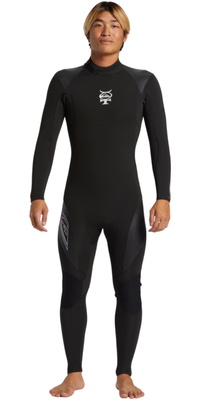 2026 Quiksilver Heren Mercury 3/2mm Rug Ritssluiting Wetsuit AQYW103118 - Black