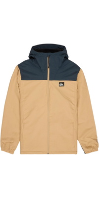 2026 Quiksilver Heren Overcast 3K Warm Waterdichte Jas Met Capuchon EQYJK04202 - Dark Navy