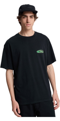 2026 Quiksilver Heren Quikglobe T-shirt Met Korte Mouwen EQYZT08295 - Black