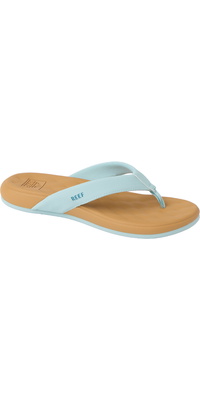 2026 Reef Dames Kussens Melody Sandalen CJ8711 - Blue Haze / Doe