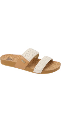2026 Reef Dames Cushion Vista-sandalen CJ8647 - Vintage Textile