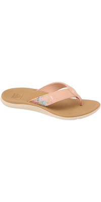 2026 Reef Dames Santa Ana Sandalen CJ8828 - Peach / Tan
