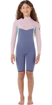 2026 Rip Curl Junior Dawn Patrol 2mm Rug Ritssluiting Lange Mouwen Lente Wetsuit 11EBSP - Pink