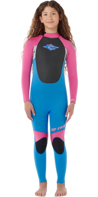 2026 Rip Curl Junior Omega 4/3mm Rug Ritssluiting Wetsuit 13OBFS - Pink