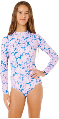 2026 Rip Curl Junior Sunshine UPF Surfpak Met Lange Mouwen 146GRV - Electric Blue