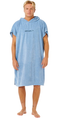 2026 Rip Curl Mens Brand Hooded Towel 00ZMTO - Faded Denim