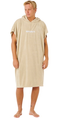 2026 Rip Curl Heren Brand Hooded Towel 00ZMTO - Khaki