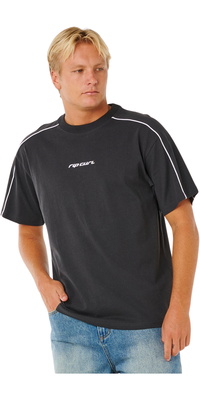 2026 Rip Curl Heren Inner Visions Panel Tee 110MTE - Washed Black