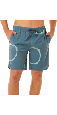 2026 Rip Curl Heren Pacific Rinse Dye Volley Boardshorts 0EEMBO - Moss