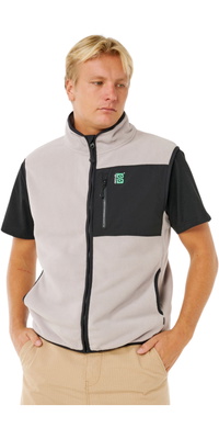 2026 Rip Curl Heren Zoekpool Fleece Vest 09YMFL - Stone