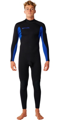 2026 Rip Curl Heren Trad 5/4mm Rug Ritssluiting Wetsuit 18QMFS - Blue