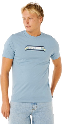 2026 Rip Curl Heren Jouw Moeder T-shirt 0XHMTE - Faded Denim
