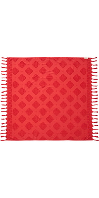 2026 Rip Curl Gemengde Jacquard Jumbo Handdoek 01HWTO - Red