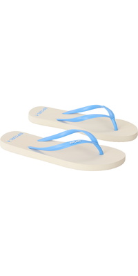 2026 Rip Curl Dames Bondi Bloom Open Teen Teenslippers 16HWOT - Naturel / Blue