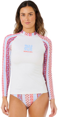 2026 Rip Curl Womens Coastal Instinct UPF Long Sleeve Rest Vest 1A2WRV - Multico