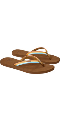 2026 Rip Curl Dames Freedom Bloom Open Teen Teenslippers 183WOT - Multicolor