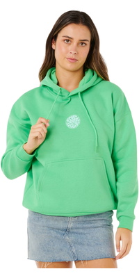 2026 Rip Curl Dames Icons Of Surf Heritage Hoodie 06NWFL - Green