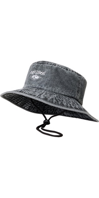 2026 Rip Curl Womens Premium Surf UPF Sun Hat 04OWHE - Washed Black / Black