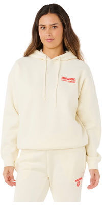 2026 Rip Curl Dames Surf Puff Heritage Hoodie 06AWFL - Cayenne