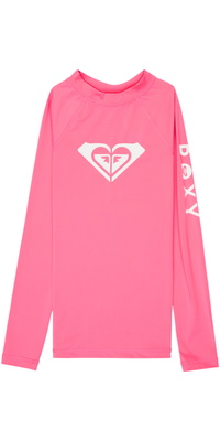 2026 Roxy Junior Whole Hearted Lycra-vest Met Lange Mouwen ERGWR03490 - Sangria Sunset