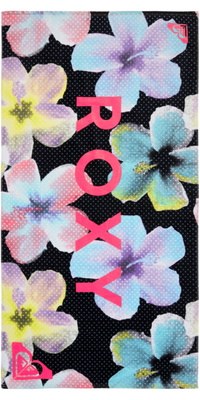 2026 Roxy Womens Into The Sun Towel ERJAA04359 - Anthracite Im Fleur Real