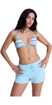 2026 Roxy Dames Roxy Wave 2 Boardshorts ERJBS03298 - Tanager Turquoise