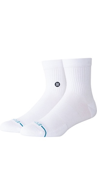 2026 Stance Unisex Icon Quarter Socks A356A21IQT - White