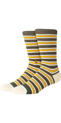 2026 Stance Unisex Ollie Crew Sock A556C25OLL - Olive