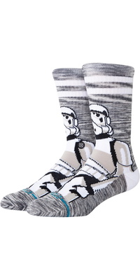 2026 Stance Unisex The Storm Trooper Crew Sock A556A25THE - White