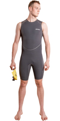 2026 ZONE3 Heren Yulex Kneeskin NA26MYKS104 - Black / Grey