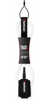 2026 Northcore 8FT Surfbord Leash NOCO56A - White