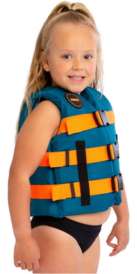 2026 Jobe Junior Nylon 50N Reddingsvest 244823015 - Teal