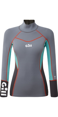 Gill Dames Zenlite 1.5mm Flatlock Neoprene Top 5003W - Steel Grey