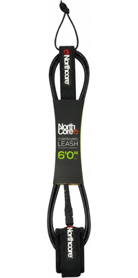 2026 Northcore 6FT Surfboard Leiband NOCO54B -.. Black