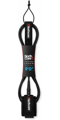 2026 Northcore 9FT Surfboard Leash NOCO57B - Black