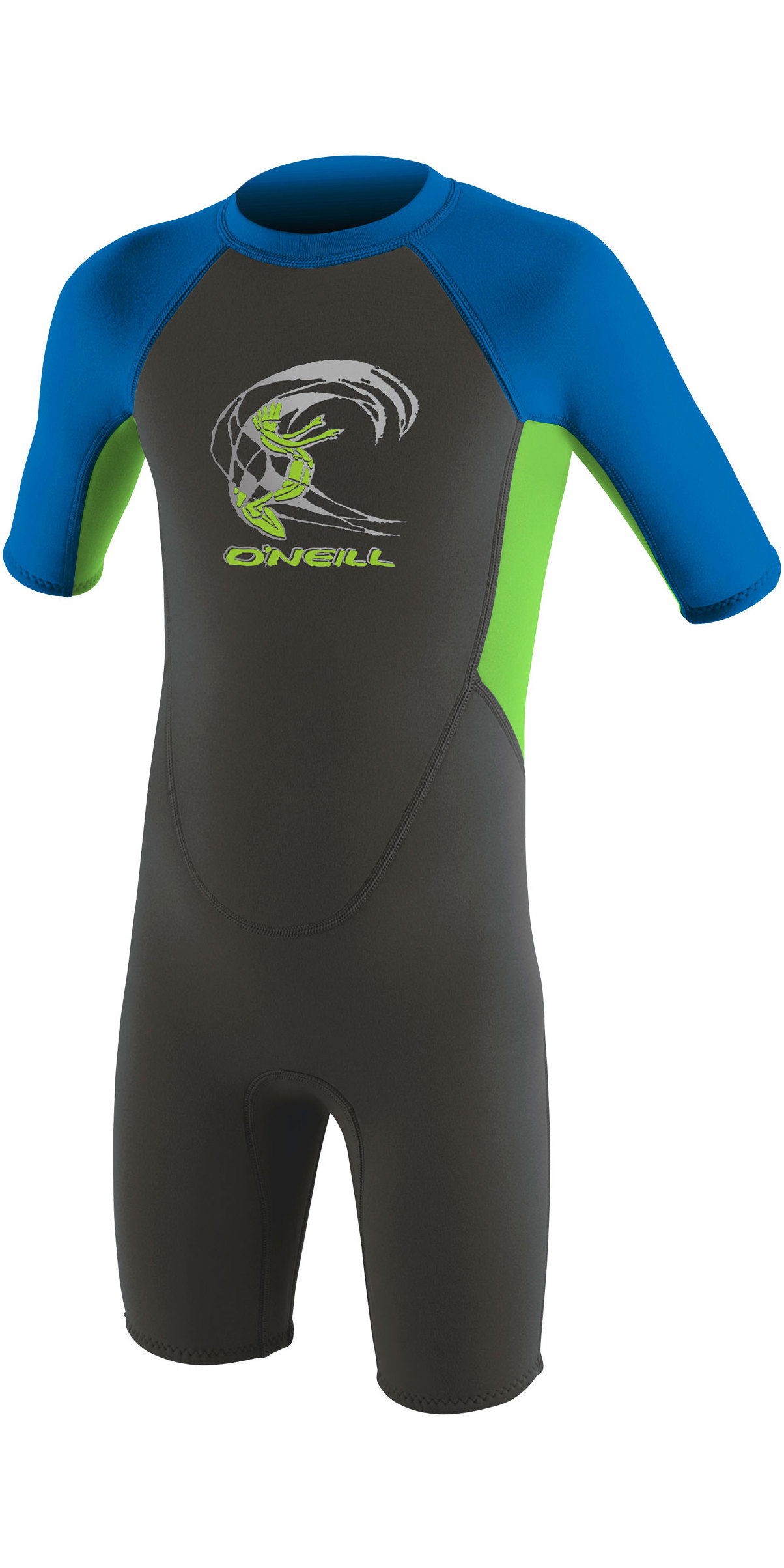 O'Neill Youth Reactor-2 2mm Back Zip Short Sleeve Spring Wetsu