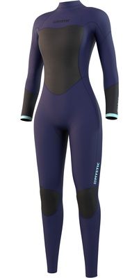 Mystic Dames Star 3/2mm Rug Ritssluiting Wetsuit 210318 - Night Blue