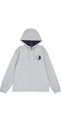 2026 T & C Surf Designs Heren Nylon Hooded Coach Jacket TM7JKH - Grey