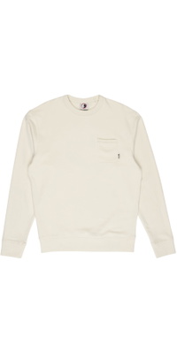2026 T & C Surf Designs Mens YY 71 Pocket Crew Sweat TM7CF - Vintage White