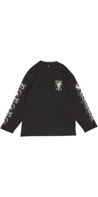 2026 T & C Surf Designs Heren Koi Bliksemschicht Lange Mouw Tee TM7TS - Fatigue Black