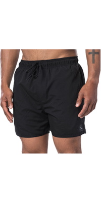 2026 Rip Curl Mens Offset Volley Boardshorts CBOLQ4 - Black