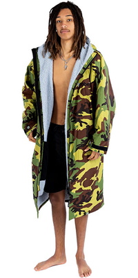 2025 Dryrobe Advance Omkleedjas Met Lange Mouwen V3 DALSV3 - Grey / Camo