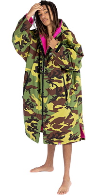 2025 Dryrobe Advance Omkleedjas Met Lange Mouwen V3 DALSV3 - Camo / Pink