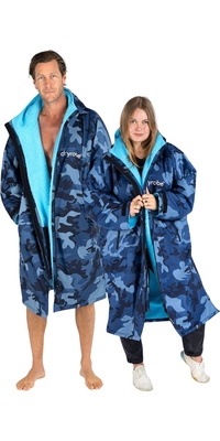 2026 Dryrobe Advance Omkleedjas Met Lange Mouwen DALSV3 - Blue / Camo